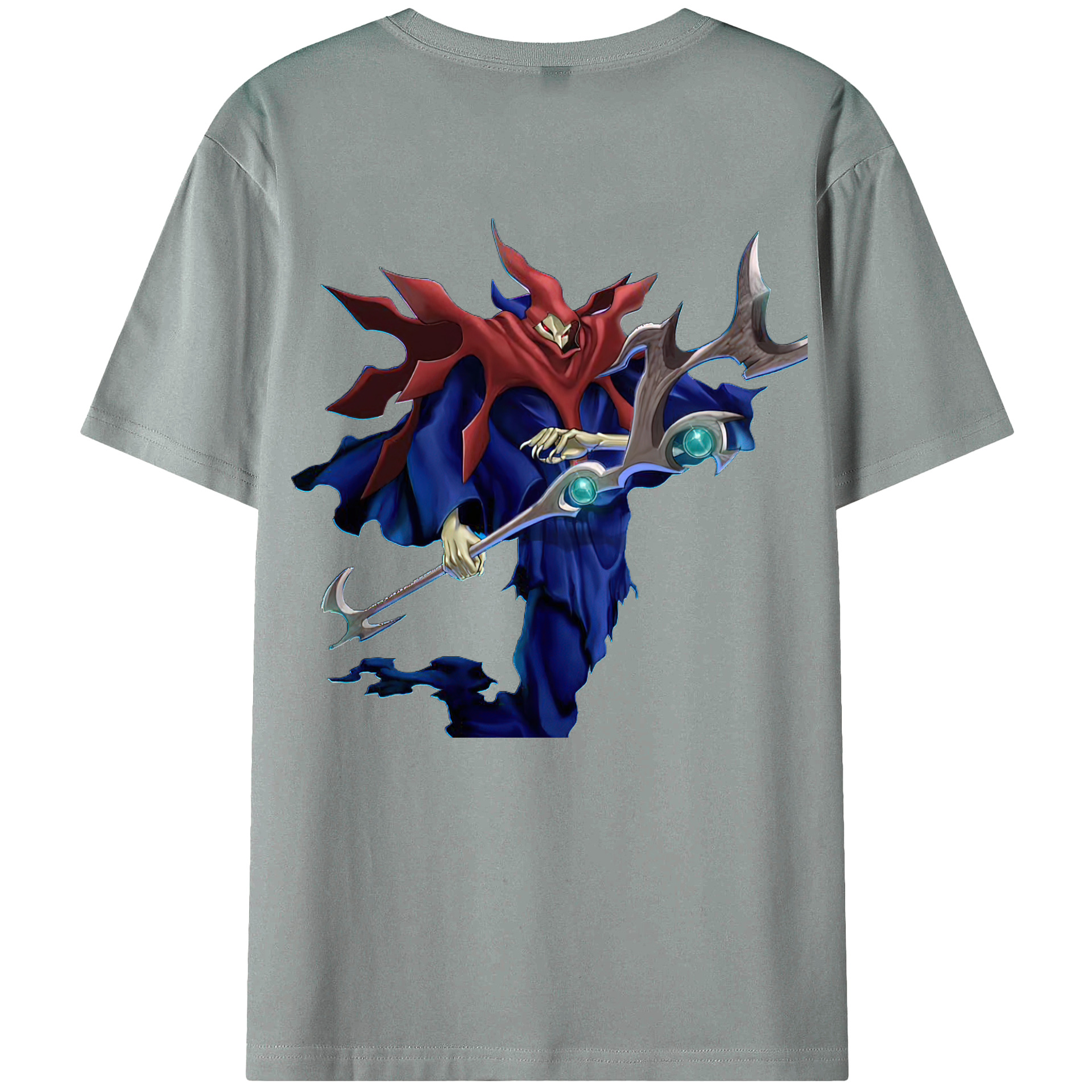 （画像用） 遊☆戯☆王 Yu-Gi-Oh! 綿100％ メンズ半袖Tシャツ（バックプリント） 通気性